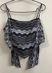 V Back Style Wrap Top