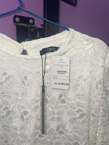 Lacy Top White | Size S