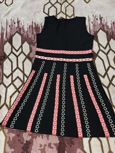 Cute Black &amp; Pink Dress for winter
