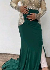 Party Wear Gown.with Duppatta