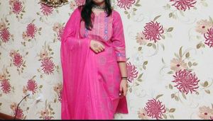 Pink Kurta Set - Pant And Beautiful Kurt