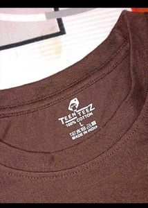 Brown &#39;DO ONESEIF&#39; Graphic Tee