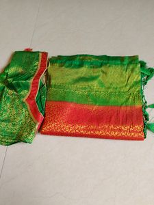 New Silk Saree With Blouse