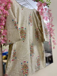 Khaki Short kurti