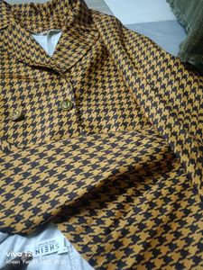 Vintage Houndstooth Skirt Suit