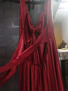 Maroon nighty