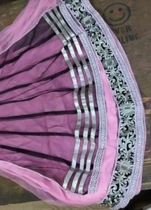 Pink &amp; Silver Embellished Dress