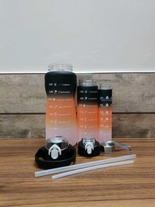 Motivational Water Bottles - Set of 3