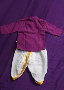 Ramraj Cotton Shirt And Dhoti Send Cradle Ceremony