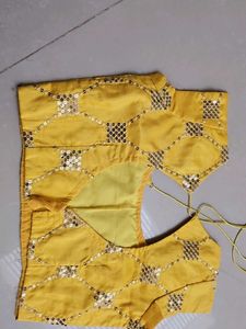Yellow Sequin Lehenga Choli