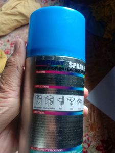 Qub Blue Spray Paint  Bottle