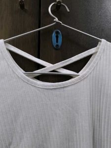 Criss Cross Back Crop Top