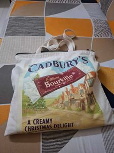 Christmas Theme Bournville Tote Bag From London