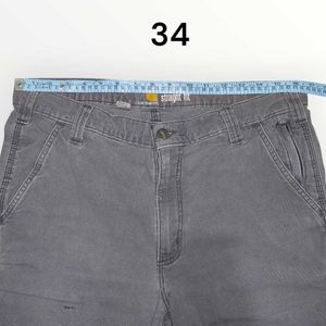 Vintage 1990s Carhartt Grey Jeans | Rare Workwear