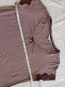 Cute Burgundy Lounge Set