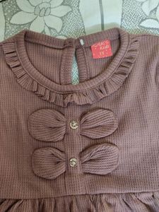 Girls Rich Frock - Brand New Mauve