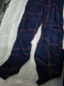Blue Plaid Jumpsuit