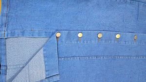 Vintage Light Wash Denim Skirt
