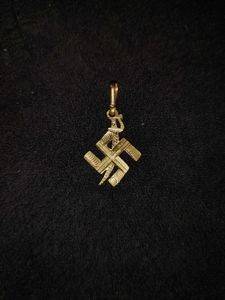 Vintage Good Luck Swastika Pendant