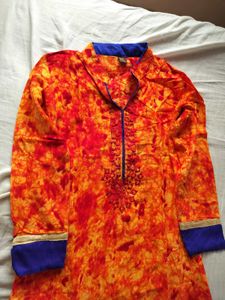 Saffron Kurta