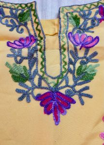 Kashmiri Embroidered Kurta Set