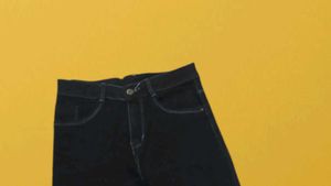 D@23 Size-26 Stylish Black Wide Leg Jeans