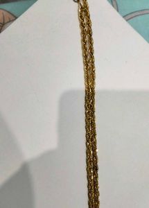 Gold Rope Chain Necklace