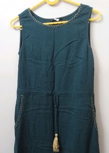 Green Colour Gown