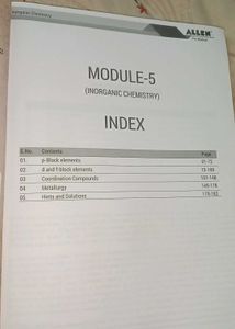 Allen chemistry module
