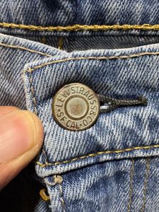 Levi’s Blue Washed Denim Jeans