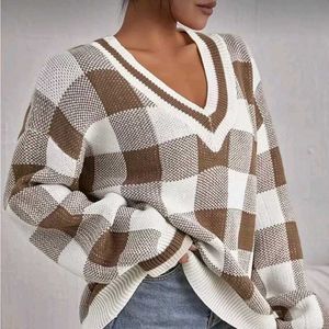Korean Style V-Neck Sweater