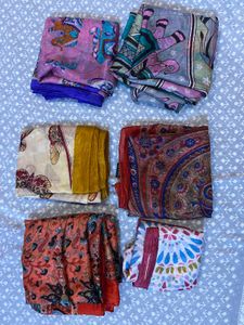 Silk Scarves Used But Veey Good In Condition