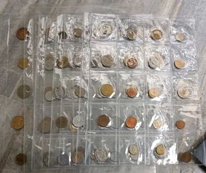 5 Sheets With 100 Coins