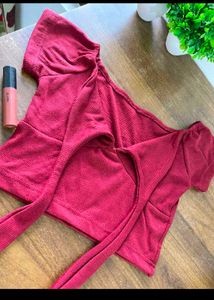 Tie Front Crop Top