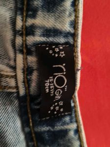 Acid Wash Cargo Jeans