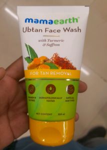 Mamaearth Ubtan Face Wash with Turmeric & Saffron