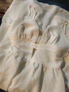 White Cutout Dress