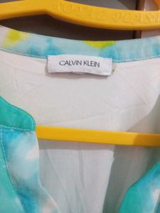 Calvin Klein Tie-Dye Sleeveless Top