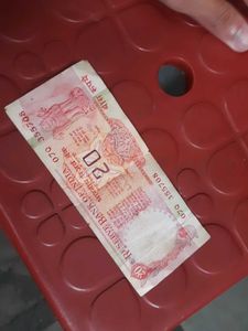 Vintage 20 Rupee Note For Sale