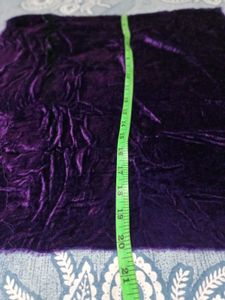 purple velvet fabric