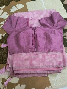 Pink Saree Blouse