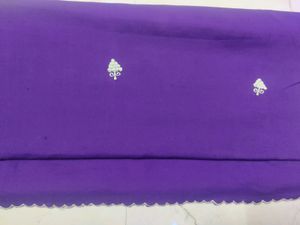 Excellent Saree With Embroidery Border