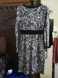 Striped Sparkle Mini Dress