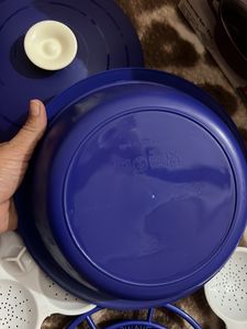 New Microwave Idli &amp; Pizza Stand With Container