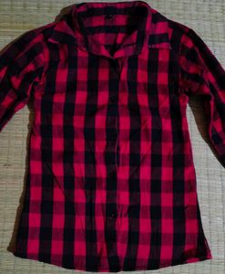 Black 🖤 Red ♥️ Chek Shirt 👕