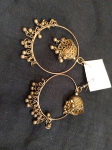 Combo Of Pair Of Two Oxized Earings And Ring