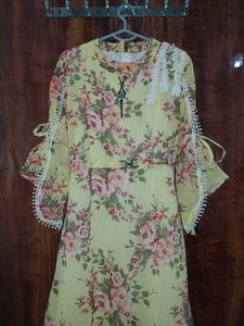 Yellow Floral Dress