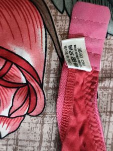 Pink Cotton Bra