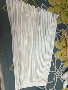 White Pleated Skirt