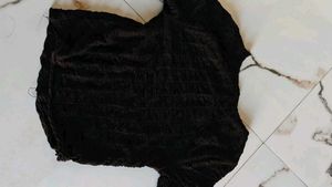 Zudio Stylish black crop Top